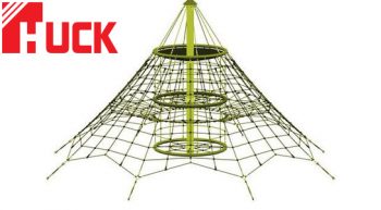 Dino 2 rope net pyramid