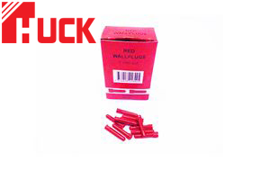 Red Plastic Rawlplug Wall Plugs