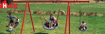 Steel tube swing frame