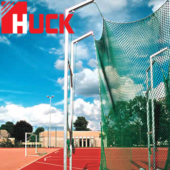 Hammer throwing safety net