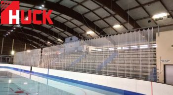 Baffle net for Ice Hockey goals