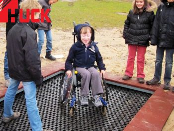 Rolli trampoline for wheelchair users